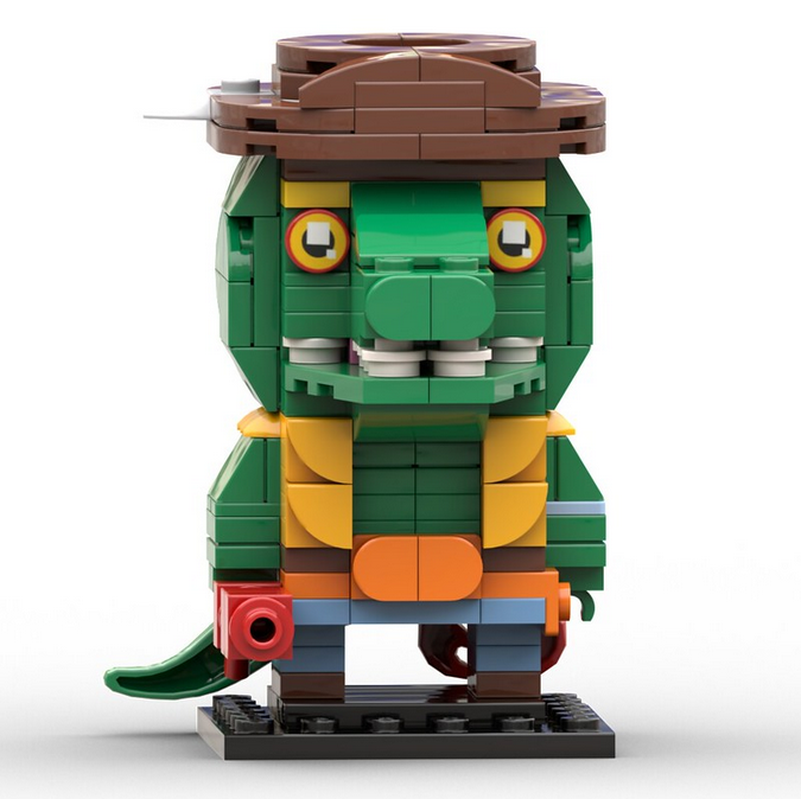 Lego Leatherhead Brickheadz (Playmates Version)