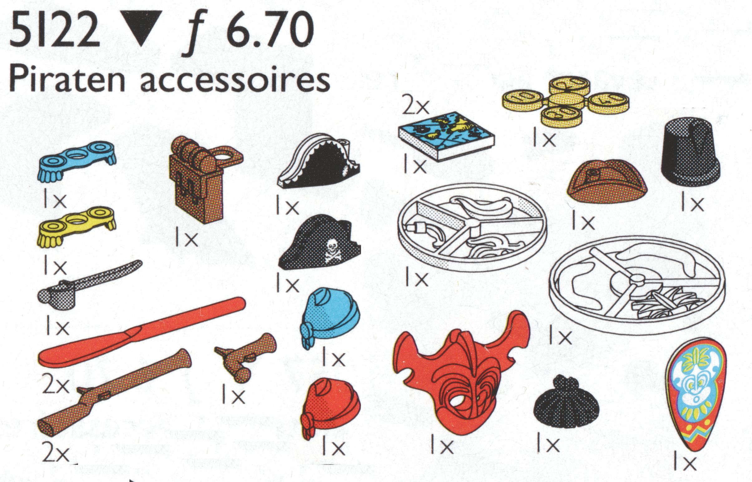 Lego Pirate Accessories