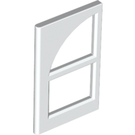 Lego Window 1 x 3 x 4 Pane for Window 2 x 6 x 6 Freestyle / White