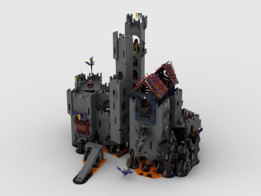 Lego Dragon's Lake Castle
