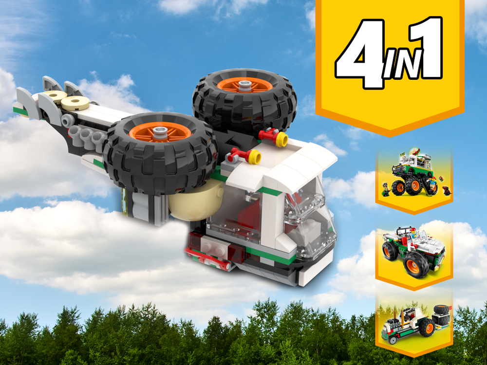 Lego 31104 Helicopter Alternative Build