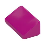 Lego Brick Sloped 30° 1 x 2 x 2/3 / Magenta