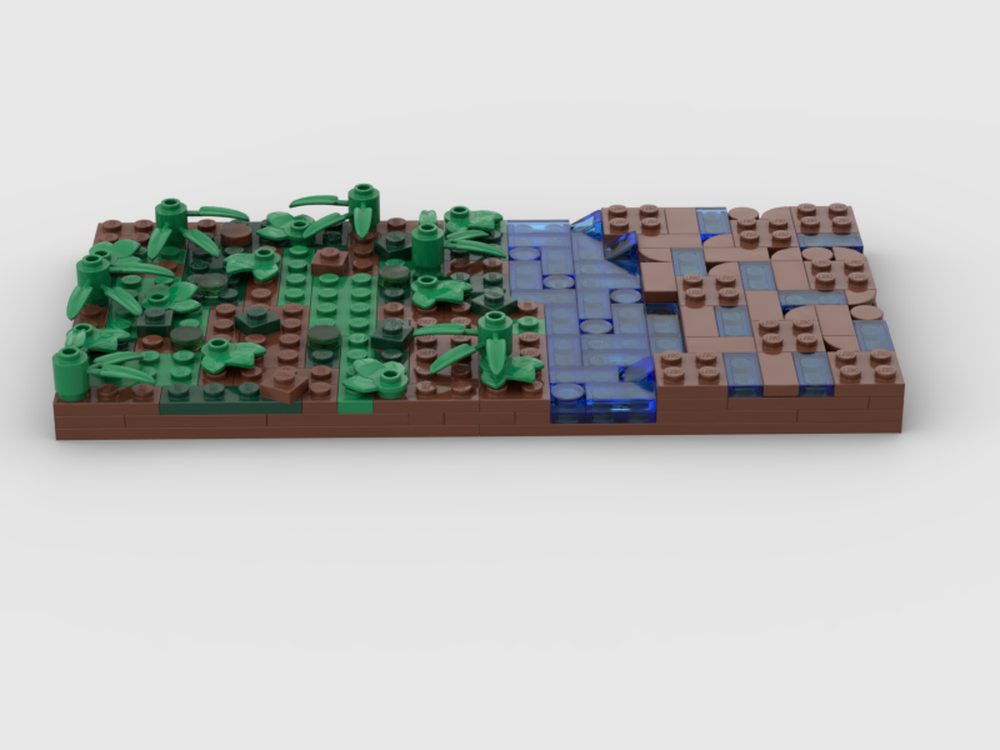 Lego Swamp Blank Template