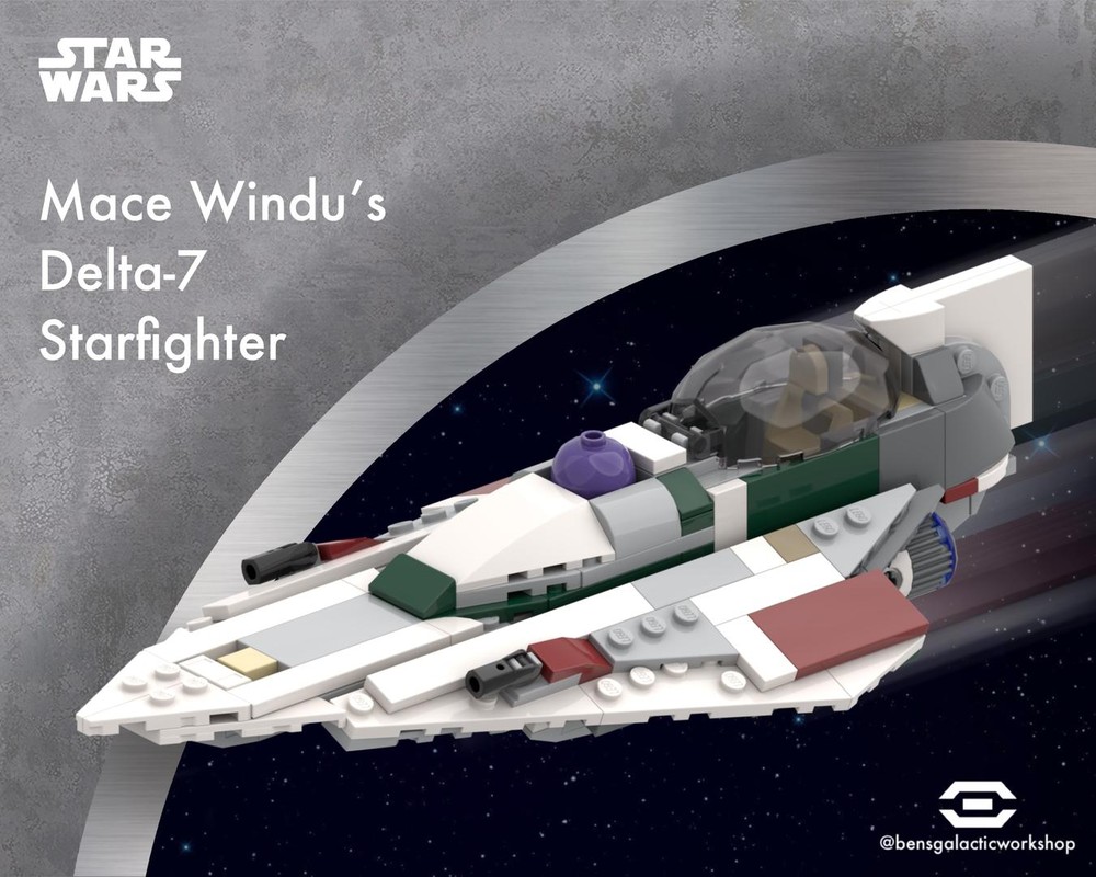 Lego Mace Windu’s Delta-7 Starfighter
