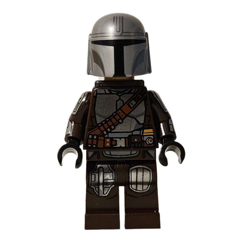 Lego The Mandalorian / Din Djarin, Dark Brown Outfit, 87610pr0012 Helmet