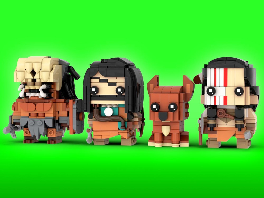 Lego Predator Brickheadz LEGO MOC - Twentieth Century Studios Prey