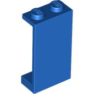 Lego Panel 1 x 2 x 3 - Solid Studs / Blue