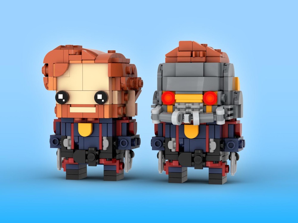 Lego Star-Lord Brickheadz LEGO MOC - Guardians of the Galaxy Vol. 3