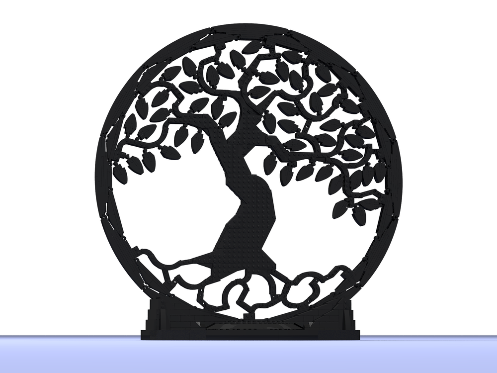 Lego Tree of Life Silhouette Art