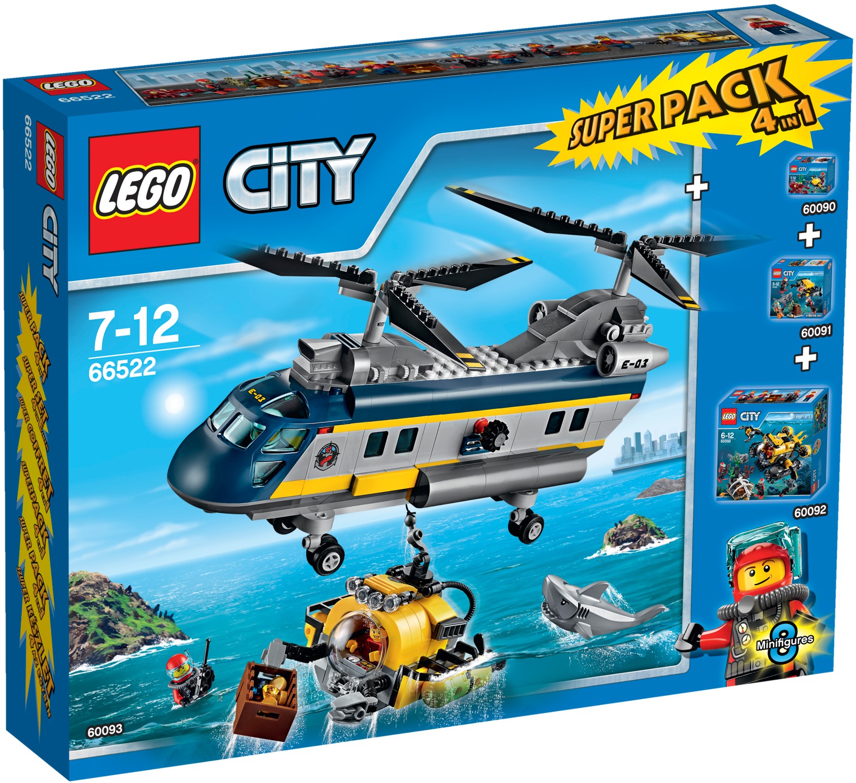 Lego City Super Pack 4 in 1