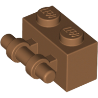 Lego Brick Special 1 x 2 with Handle / Medium Nougat