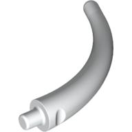Lego Animal Body Part / Plant, Tail / Claw / Horn / Branch / Tentacle, End Section / White