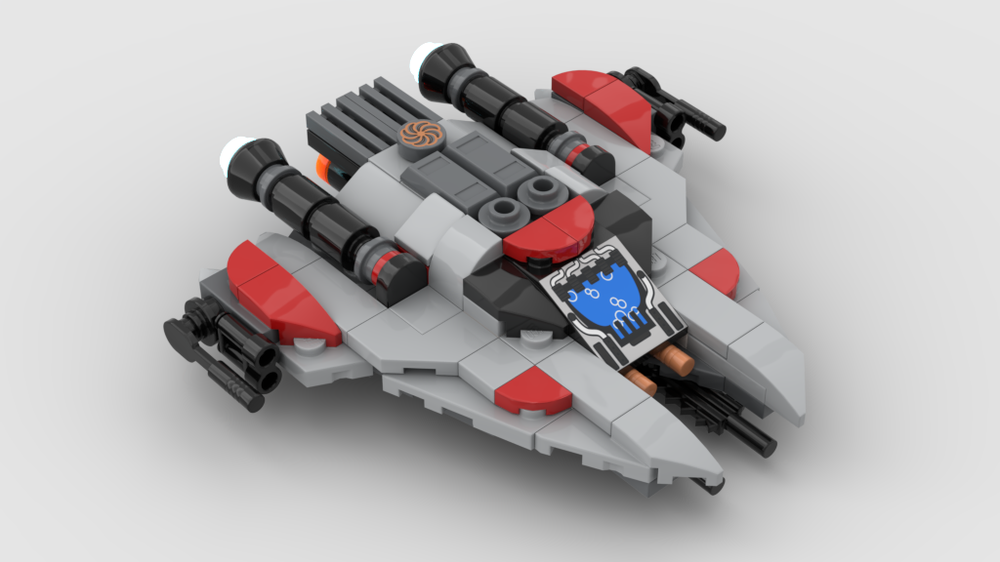 Lego MINI MOC Starwars I-22 Shrike Fighter Customized