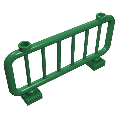 Lego Fence / Bar 1 x 8 x 3 / Green