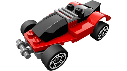 Lego Black and Red Racer