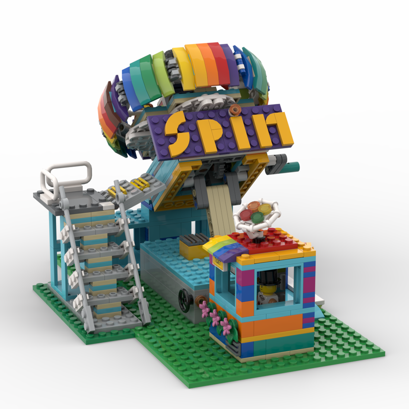 Lego Rainbow Spin Carousel , 31119 Alternate Build