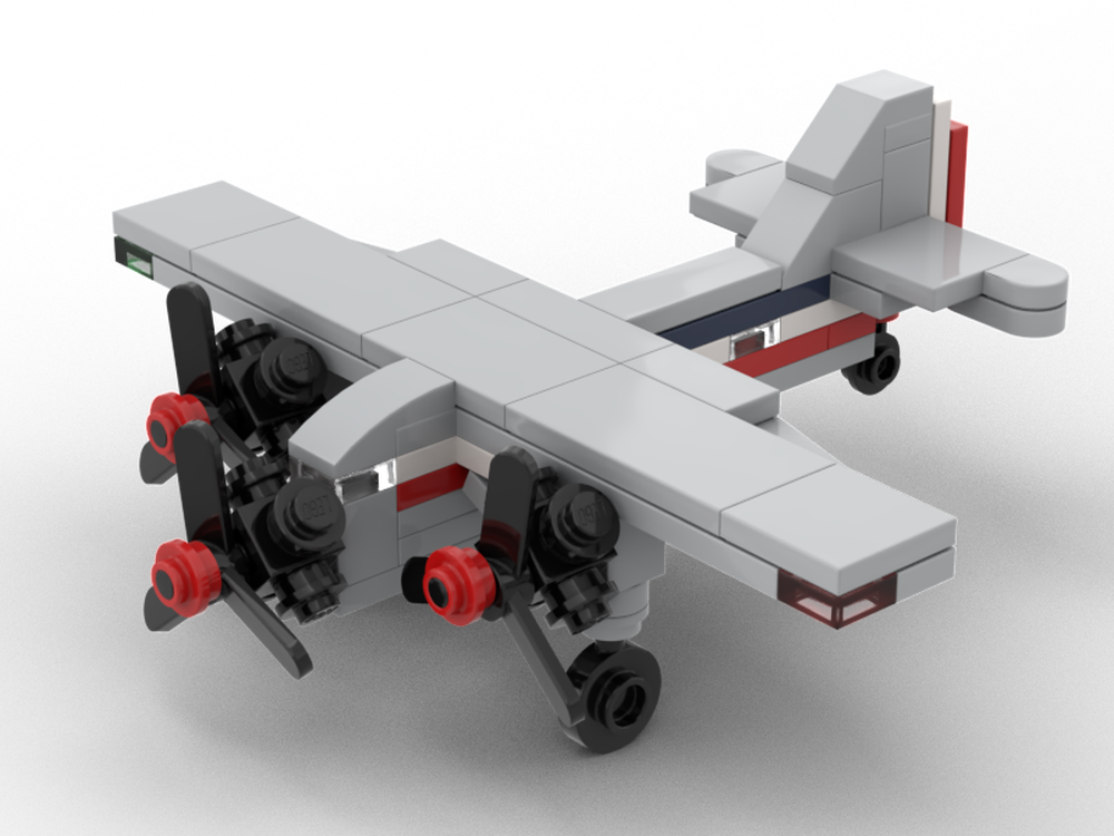Lego Simple vintage Trimotor aircraft