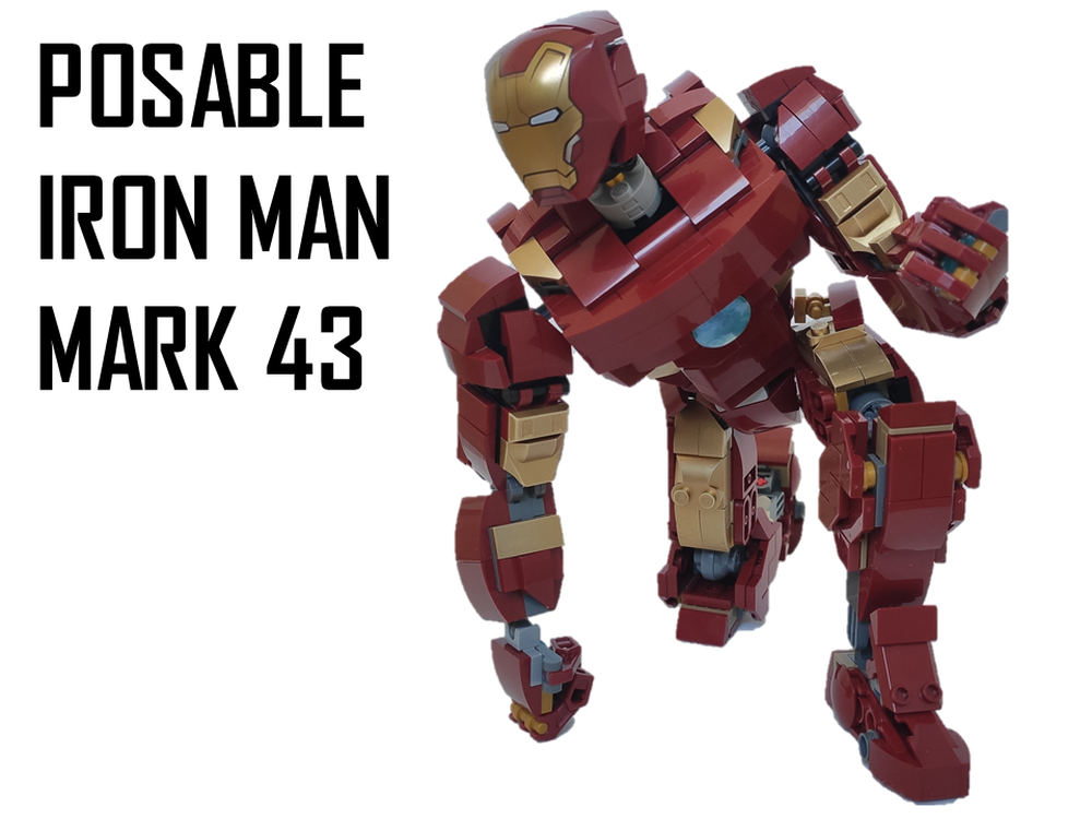 Lego Posable Iron Man Mark 43