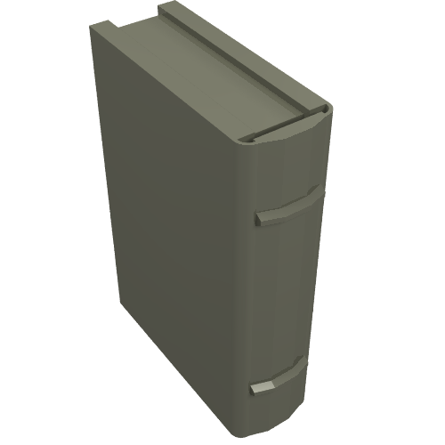 Lego Book 2 x 3 [Plain] / Dark Gray
