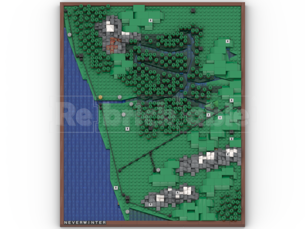 Lego Neverwinter - Sword Coast Region (Microscale MOC)