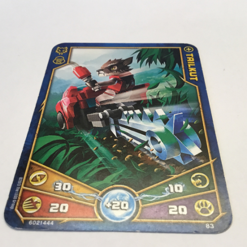 Lego Trading Card, Legends of Chima Deck #1: 83 [Tailkut]