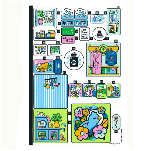 Lego Sticker Sheet 2 for Set 42670-1