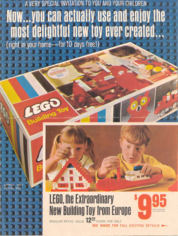 Lego 1965 US Samsonite