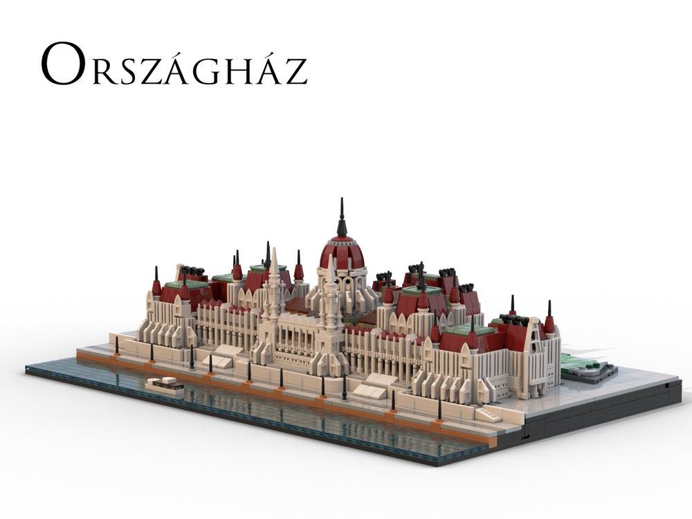 Lego Hungarian Parliament Building 1:800