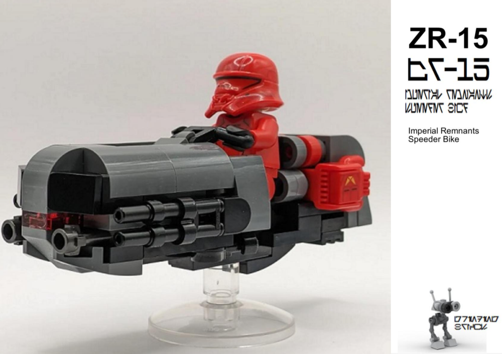 Lego ZR-15 Imperial Remnants Speeder Bike