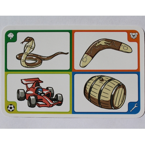 Lego Game Card, Creationary, 100 Cobra / [No Color/Any Color]