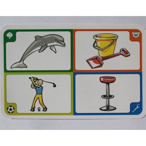 Lego Game Card, Creationary, 101 Dolphin / [No Color/Any Color]