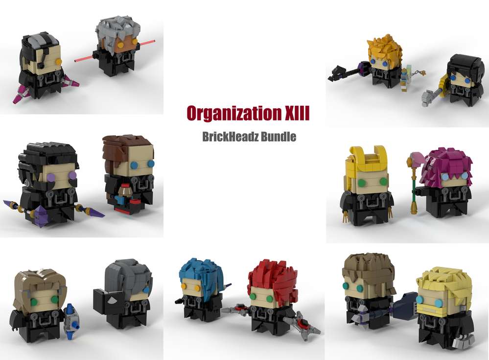 Lego Organization XIII Brickheadz Bundle
