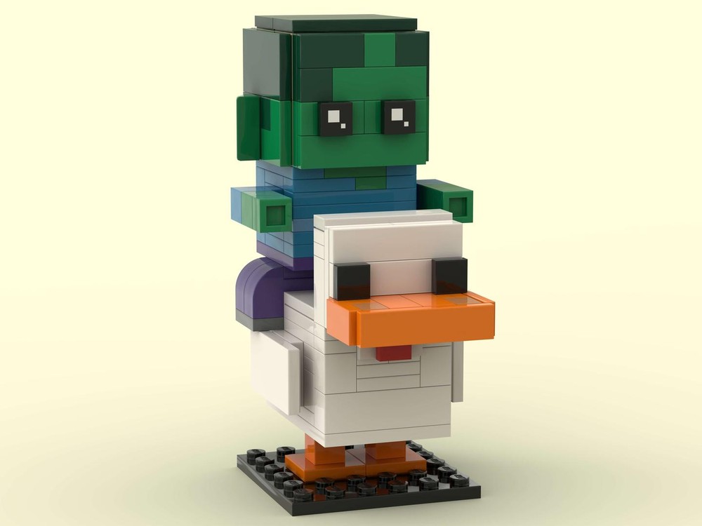 Lego Zombie (MC) - Chicken Jockey Edition