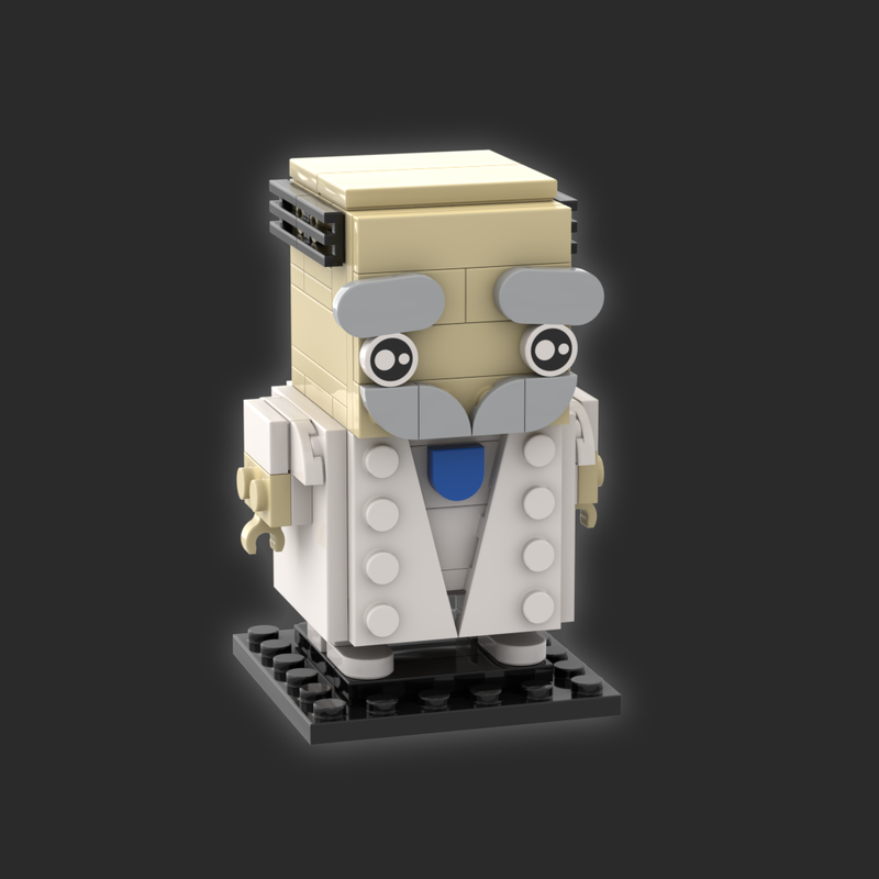 Lego Dr Simi Brickhead