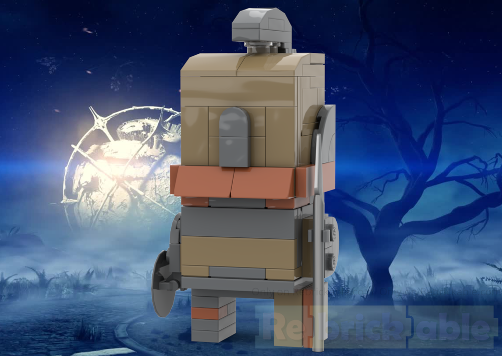 Lego Styanax BrickHead - Warframe