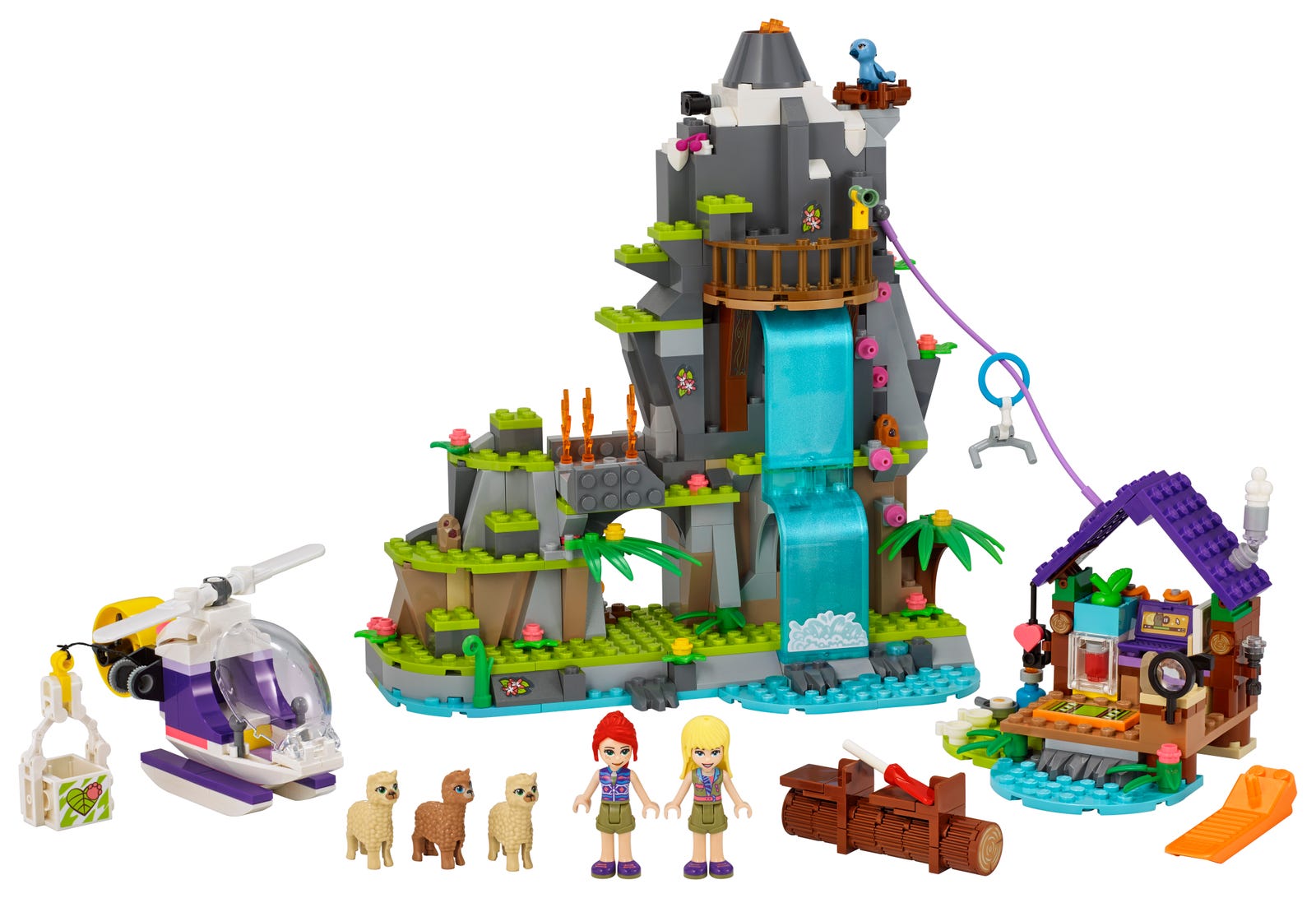 Lego Alpaca Rescue in the Jungle