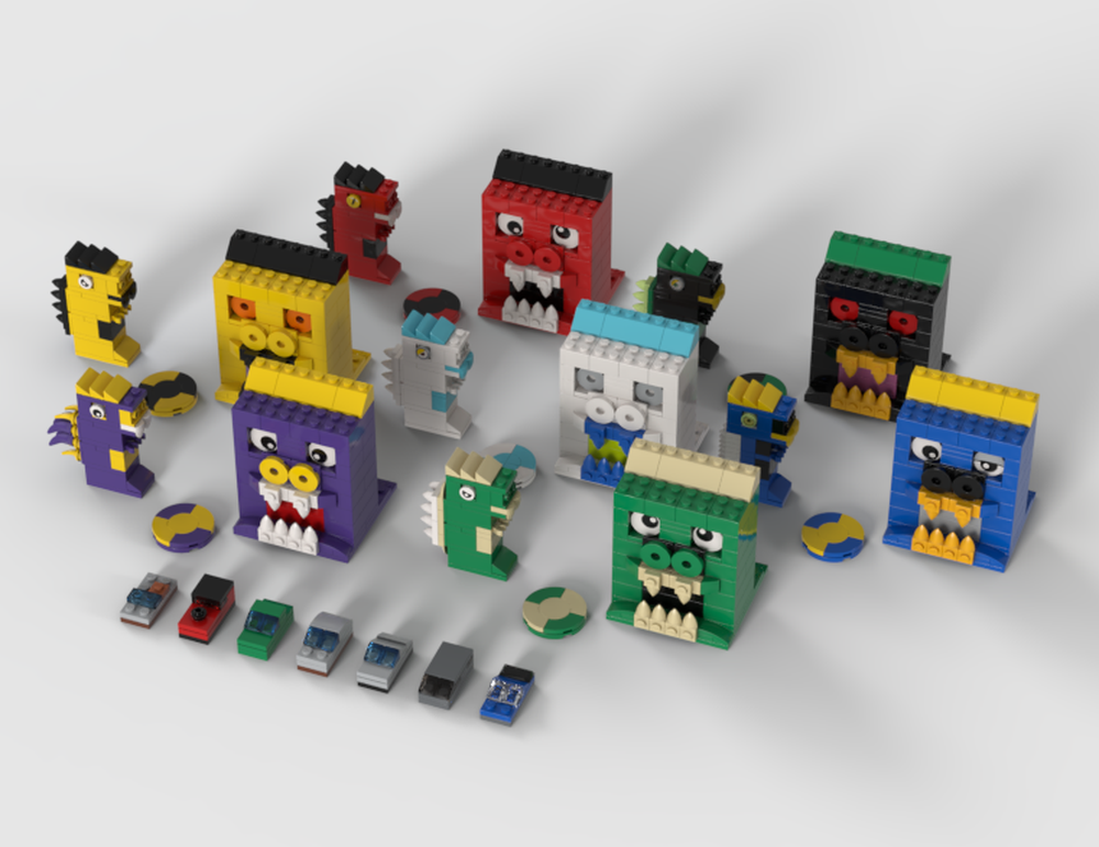 Lego Rampage Board Game Accessories