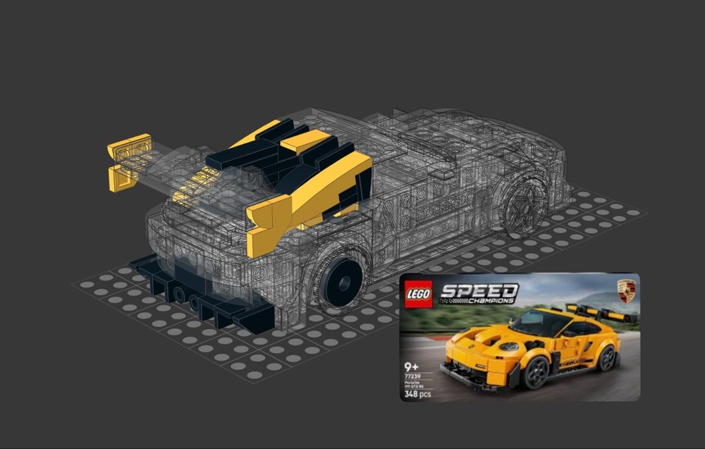 Lego Porsche GT3 RS Manthey Kit