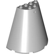 Lego Cone Half 8 x 4 x 6 / Light Bluish Gray