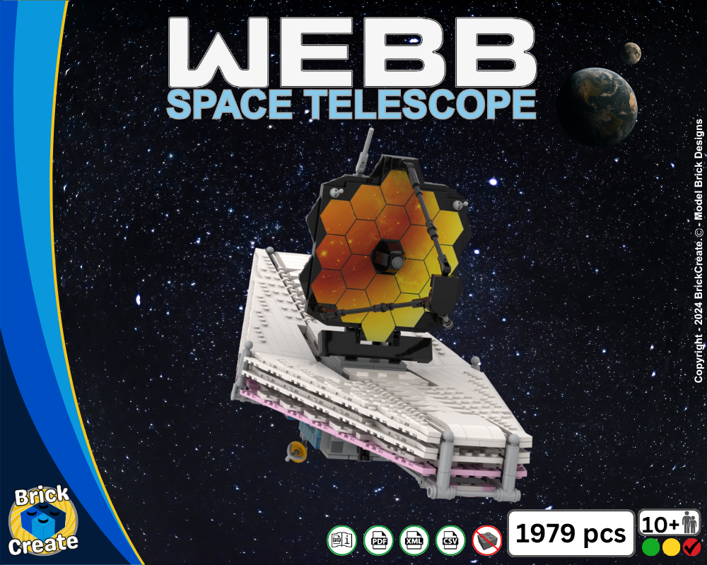 Lego James Webb Space Telescope (JWST)