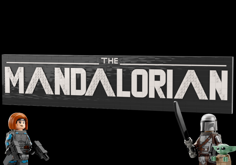 Lego "THE MANDALORIAN" Wall Art