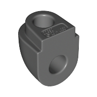 Lego Shoulder Mechanical, Nexo Bot - Soft Plastic / Dark Bluish Gray