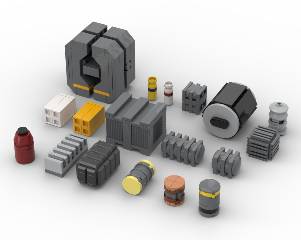 Lego Galactic Republic Crates and Barrels