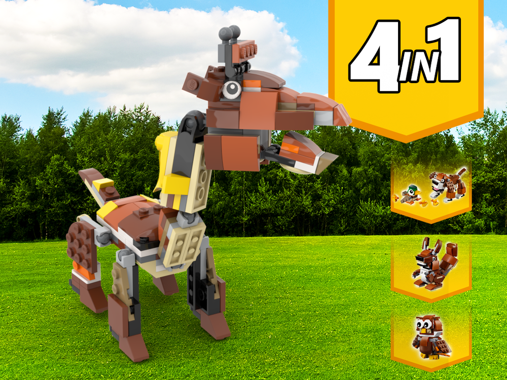 Lego 31044 Giraffe Alternative Build