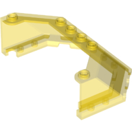 Lego Windscreen 5 x 8 x 2 / Trans-Yellow