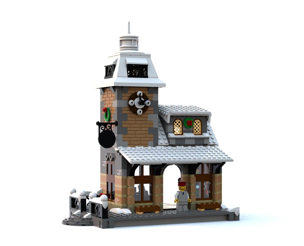 Lego Winter Village Train Station