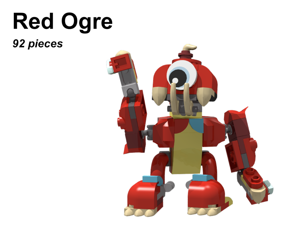 Lego Red Ogre