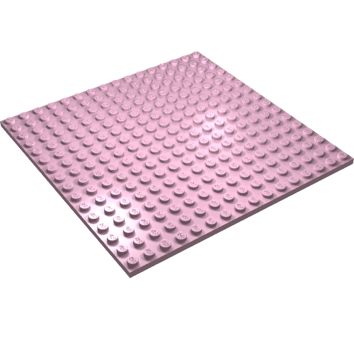 Lego Plate 16 x 16 / Bright Pink