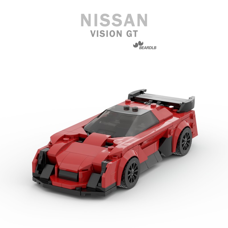 Lego Nissan vision GT 8wide speed champions