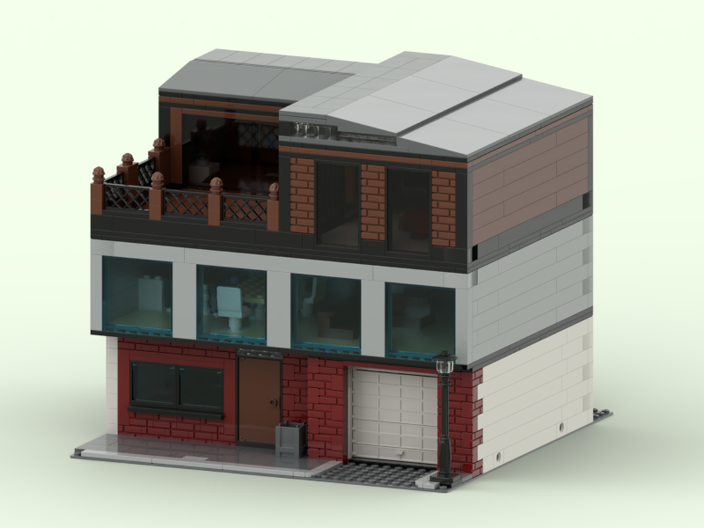 Lego Modular Modern Home with Garage